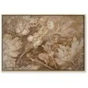 Artgeist Paveikslas - Floral Ornaments Carved in Delicate Sepia and Brown Shades