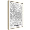 Artgeist Paveikslas - Florence Map (1 Part) Vertical