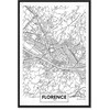 Artgeist Paveikslas - Florence Map (1 Part) Vertical