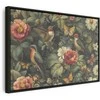 Artgeist Paveikslas - Flowers, birds and butterflies – vintage-style illustration