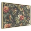 Artgeist Paveikslas - Flowers, birds and butterflies – vintage-style illustration