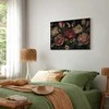Artgeist Paveikslas - Flowers on a turquoise background