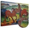 Artgeist Paveikslas - Franz Marc – The Raudona Horses (Grazing Horses IV)