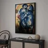 Artgeist Paveikslas - Franz Marc – The tower of mėlynas horses