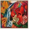 Artgeist Paveikslas - Franz Marc – The waterfall (Women under a waterfall)