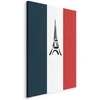 Artgeist Paveikslas - French Flag With Graphic Eiffel Tower