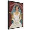 Artgeist Paveikslas - Frida Kahlo – Portrait of a Lady in Baltas