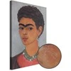 Artgeist Paveikslas - Frida Kahlo – Self-Portrait with Skirtas garbanotiems plaukams Hair