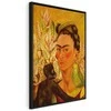 Artgeist Paveikslas - Frida Kahlo – Self-Portrait with Monkey and Parrot