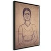 Artgeist Paveikslas - Frida Kahlo – Self-Portrait, 1929 (charcoal drawing)