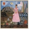 Artgeist Paveikslas - Frida Kahlo – Self-Portrait on the Borderline Between Mexico and the United States