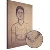 Artgeist Paveikslas - Frida Kahlo – Self-Portrait, 1929 (charcoal drawing)