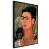 Artgeist Paveikslas - Frida Kahlo – Self-Portrait with Monkey