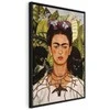 Artgeist Paveikslas - Frida Kahlo – Self-Portrait with Thorn Necklace and Hummingbird