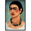 Artgeist Paveikslas - Frida Kahlo – Self-Portrait with Beaded Necklace