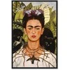 Artgeist Paveikslas - Frida Kahlo – Self-Portrait with Thorn Necklace and Hummingbird