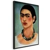 Artgeist Paveikslas - Frida Kahlo – Self-Portrait with Beaded Necklace