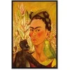 Artgeist Paveikslas - Frida Kahlo – Self-Portrait with Monkey and Parrot