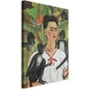 Artgeist Paveikslas - Frida Kahlo – Self-Portrait with Monkeys