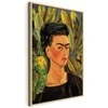 Artgeist Paveikslas - Frida Kahlo – Self-Portrait with Bonito