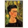 Artgeist Paveikslas - Frida Kahlo – Self-Portrait with Bonito