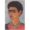 Artgeist Paveikslas - Frida Kahlo – Self-Portrait with Skirtas garbanotiems plaukams Hair