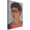 Artgeist Paveikslas - Frida Kahlo – Self-Portrait with Skirtas garbanotiems plaukams Hair