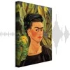 Artgeist Paveikslas - Frida Kahlo – Self-Portrait with Bonito