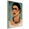 Artgeist Paveikslas - Frida Kahlo – Self-Portrait with Beaded Necklace