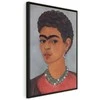 Artgeist Paveikslas - Frida Kahlo – Self-Portrait with Skirtas garbanotiems plaukams Hair