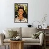 Artgeist Paveikslas - Frida Kahlo – Self-Portrait with Thorn Necklace and Hummingbird
