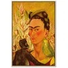 Artgeist Paveikslas - Frida Kahlo – Self-Portrait with Monkey and Parrot