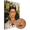Artgeist Paveikslas - Frida Kahlo – Self-Portrait with Thorn Necklace and Hummingbird