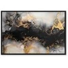 Artgeist Paveikslas - Golden explosions – abstract pattern inspired by marble