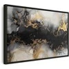 Artgeist Paveikslas - Golden explosions – abstract pattern inspired by marble