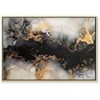 Artgeist Paveikslas - Golden explosions – abstract pattern inspired by marble