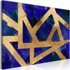 Artgeist Paveikslas - Golden Geometry (1 Part) Wide