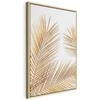 Artgeist Paveikslas - Golden Palm Leaves (1 Part) Vertical