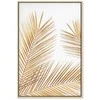 Artgeist Paveikslas - Golden Palm Leaves (1 Part) Vertical