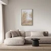 Artgeist Paveikslas - Golden Palm Leaves (1 Part) Vertical