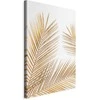 Artgeist Paveikslas - Golden Palm Leaves (1 Part) Vertical
