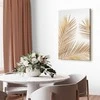 Artgeist Paveikslas - Golden Palm Leaves (1 Part) Vertical