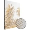 Artgeist Paveikslas - Golden Palm Leaves (1 Part) Vertical