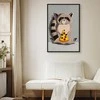 Artgeist Paveikslas - Gourmand Raccoon (1 Part) Vertical