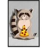 Artgeist Paveikslas - Gourmand Raccoon (1 Part) Vertical