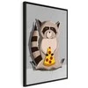 Artgeist Paveikslas - Gourmand Raccoon (1 Part) Vertical