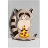 Artgeist Paveikslas - Gourmand Raccoon (1 Part) Vertical
