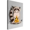 Artgeist Paveikslas - Gourmand Raccoon (1 Part) Vertical