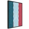 Artgeist Paveikslas - Graphic Illustration of a Swimming Pool Against the Backdrop of the French Flag