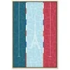 Artgeist Paveikslas - Graphic Illustration of a Swimming Pool Against the Backdrop of the French Flag